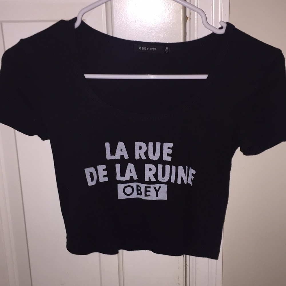 Obey Crop Top